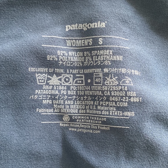 Patagonia Bandha Dress in Glass Blue Size S - Picture 2 of 2